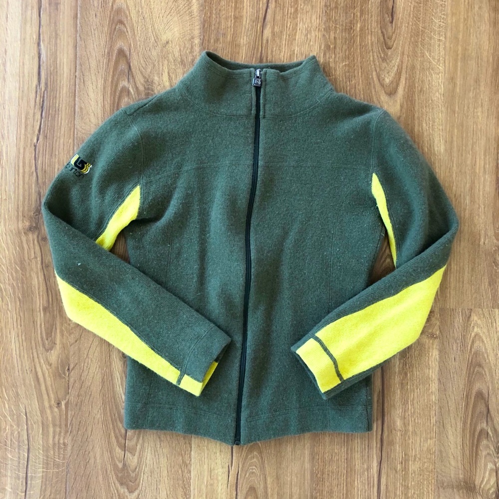 Burton Wool Full Zip Sweater Jacket S/M